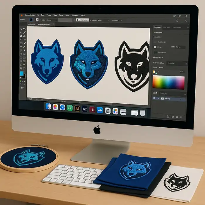 embroidery apparel design