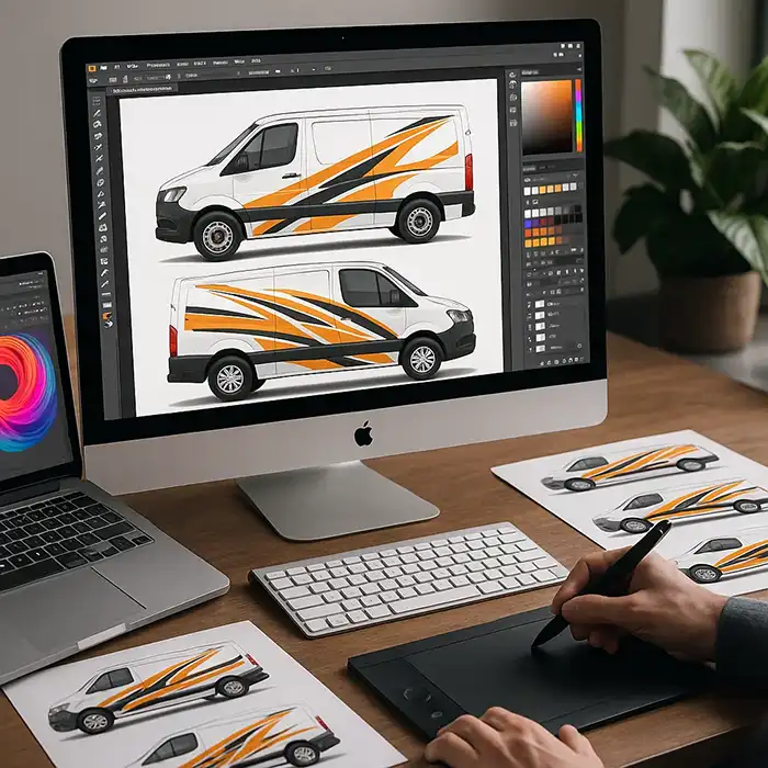vehicle wrap design
