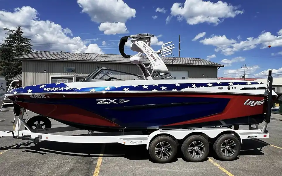 Wake Boat Wrap