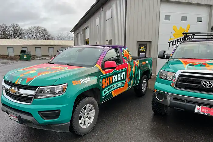 fleet vehicle and truck wraps